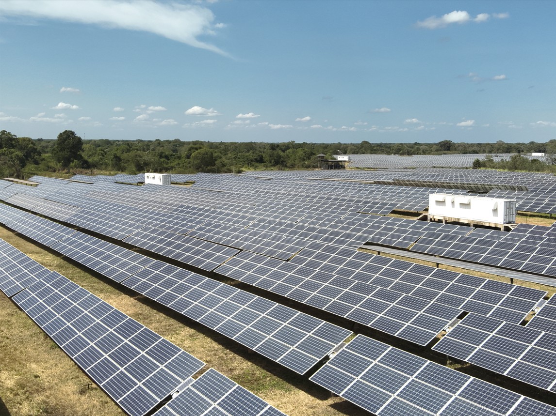 Reference image placeholder for the Vydexa 10 MW ground-mounted solar PV system in Vavuniya
