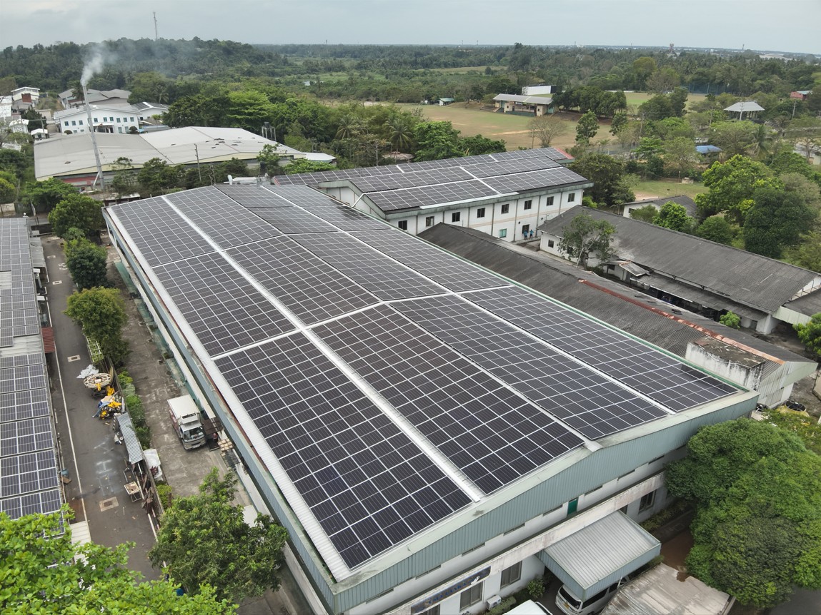 Reference image placeholder for the 790 kW rooftop solar PV system at Usui Lanka Pvt Ltd in Katunayaka